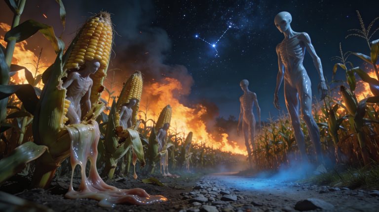 LO QUE NACIÓ EN EL MAIZAL. Invasión extraterrestre